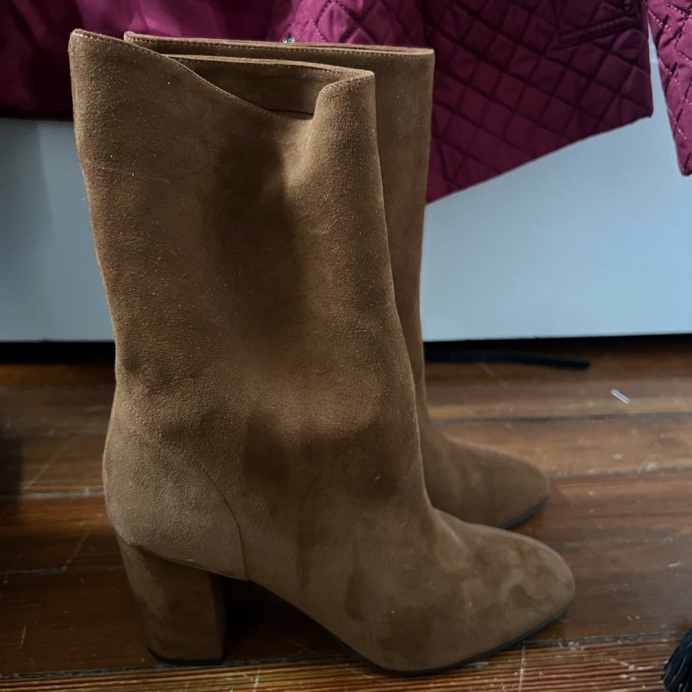 New!  Aquazzura Boogie Boots- brown suede